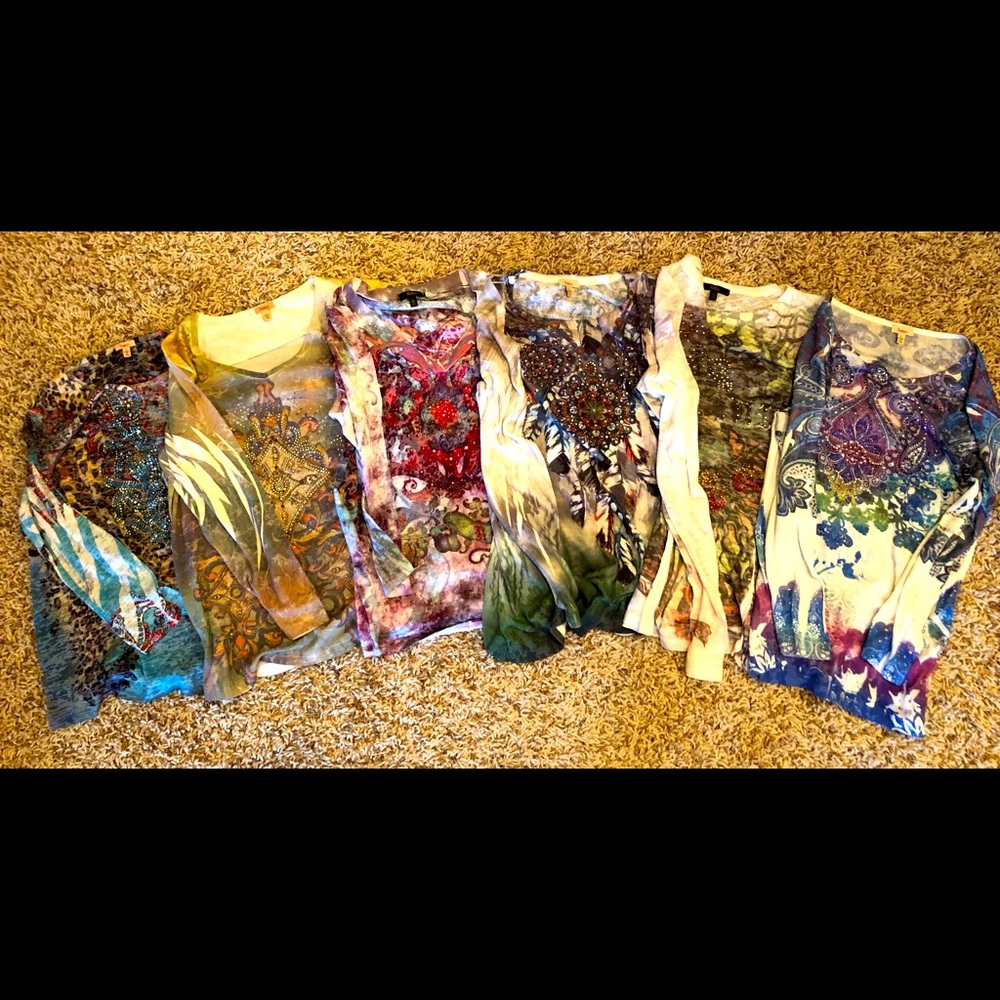 6 Reba shirts